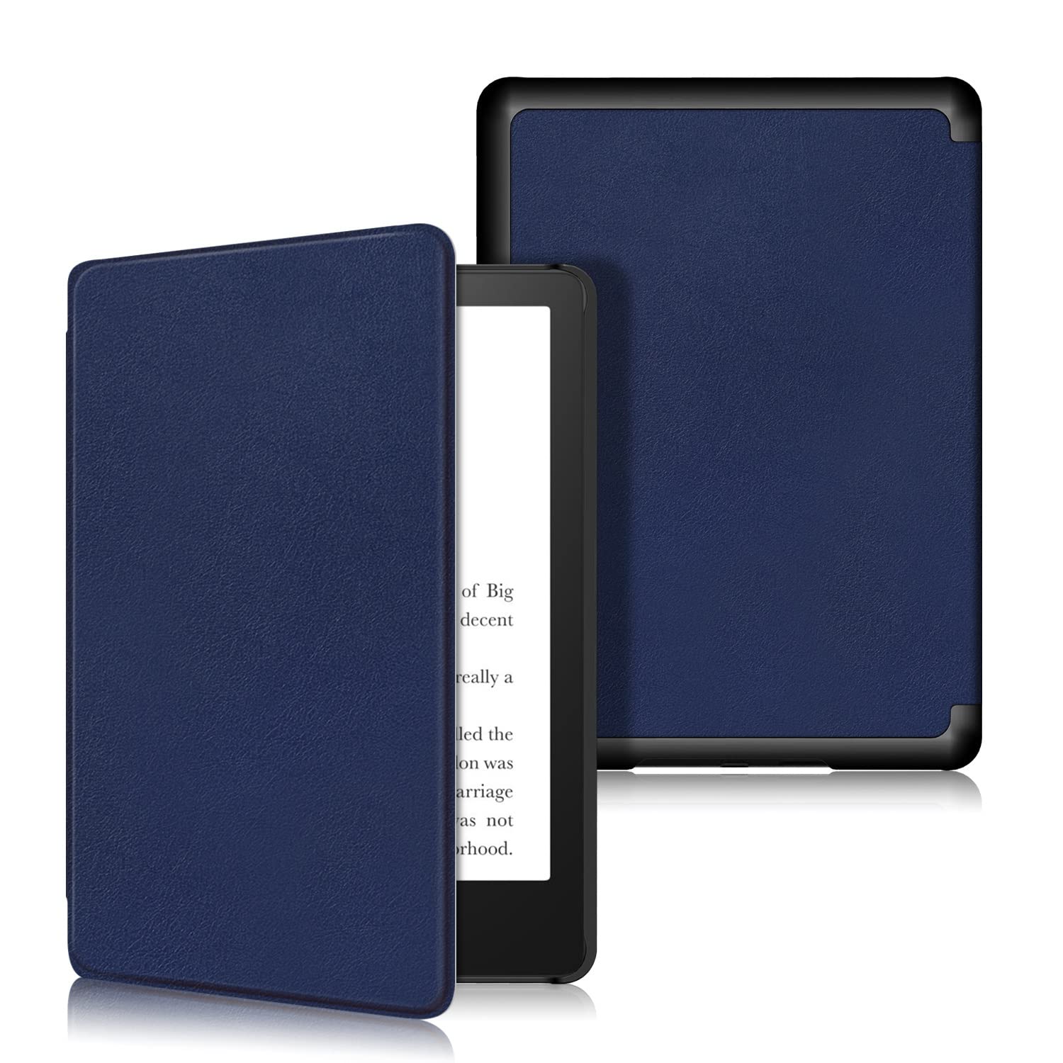 Kindle 本体 ネイビー カバー付き ProElite Slim Smart Flip case Cover for Amazon Kindle Paperwhite